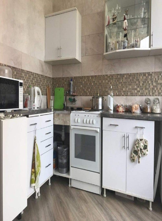 Fusion Graphix ورق لاصق فينيل أبيض غير لامع من فيوجن جرافيكس، بطانة رفوف ذاتية اللصق، مقاوم للماء، قابل للإزالة والتقشير، ورق جدران لتزيين جدران غرفة النوم وغرفة المعيشة (24 × 24 بوصة) - Image 4